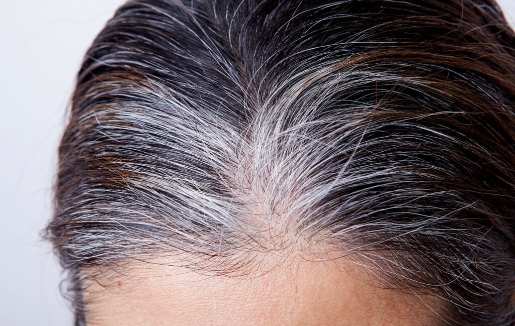 cheveux blancs