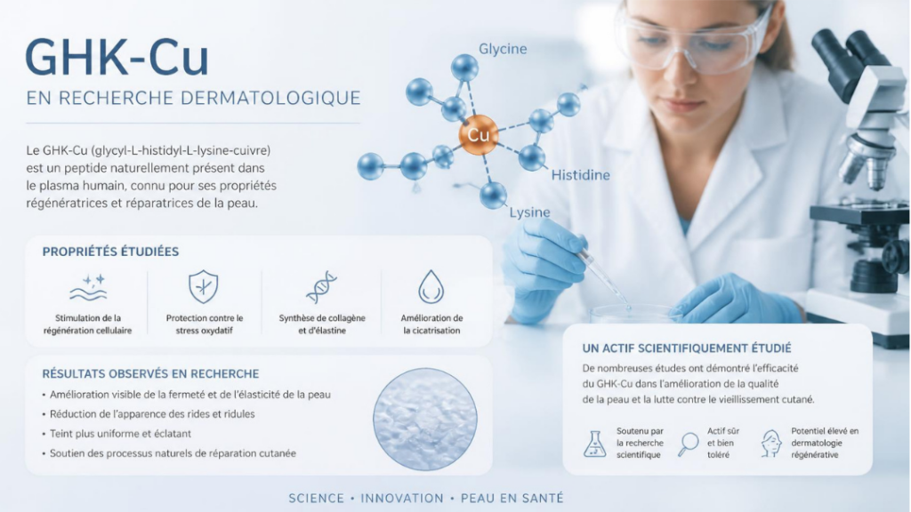 GHK-Cu en recherche dermatologique